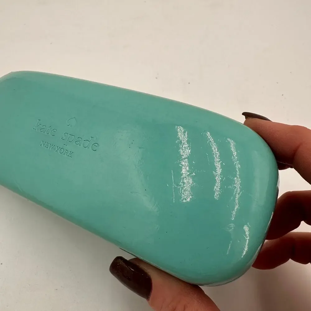 Kate Spade Green Teal Sunglasses Case